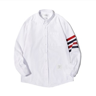 Áo blouse thương hiệu hợp thời trang TB - * - áo sơ mi dài tay bốn thanh nhuộm sợi cổ điển, kiểu dáng giống nhau cho nam và nữ
