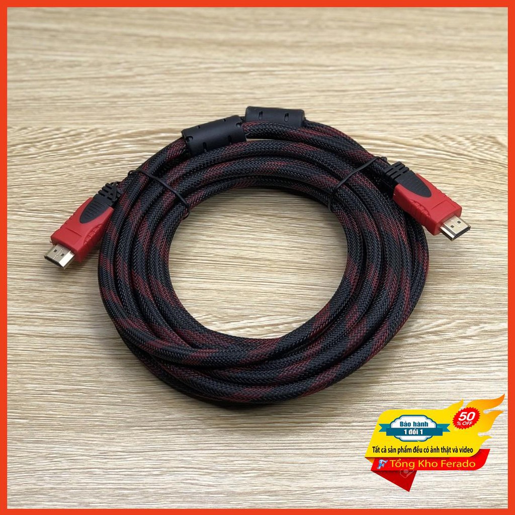 [ Siêu rẻ ] Dây cáp 2 đầu HDMI dài 5m