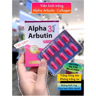 [HOT] KÍCH TRẮNG ALPHA ARBUTIN 3 PLUS+ (Hộp 10v)
