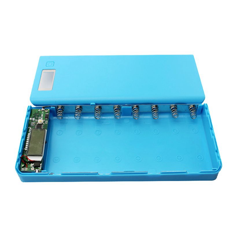 Box sạc dự phòng 8 cell LCD (Không pin)