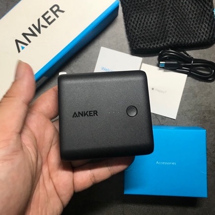 Củ Sạc ANKER + Pin dự phòng 5000mAh Fusion 2in1 Sạc nhanh 12W- A1621 AnkerShop