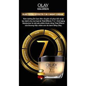 Kem dưỡng da ban đêm Olay Chống lại 7 dấu hiệu lão hóa Total Effects 7 In One Anti Aging Night Cream 50g