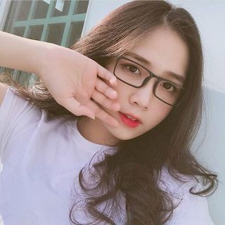 Gọng kính nhựa dẻo vuông mảnh cho nam nữ - 915