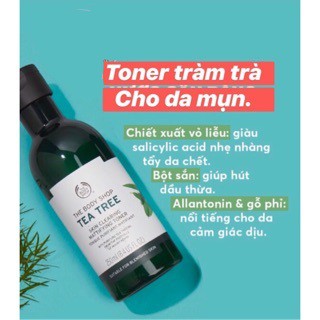 NƯỚC HOA HỒNG TEA TREE THE BODY SHOP 250ML