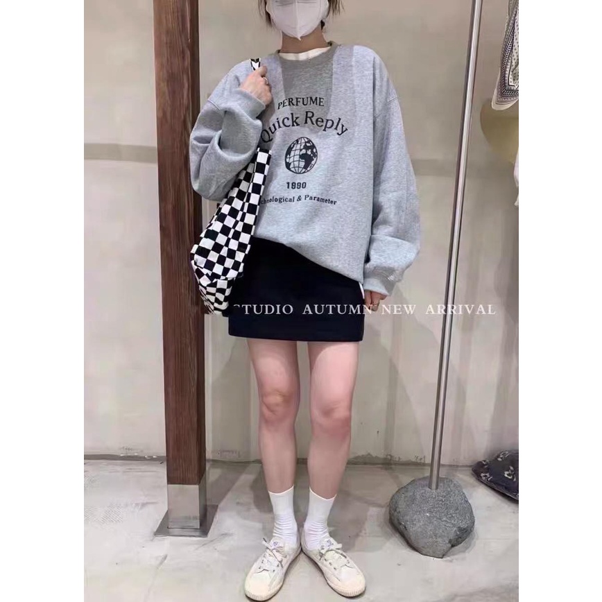 Áo nỉ sweater hoodie đôi nam nữ thời trang trẻ hàng quảng châu cao cấp  from rộng hot LALLAMOTION 22 | BigBuy360 - bigbuy360.vn