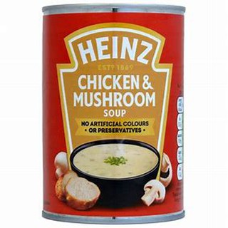 Súp Kem Gà Nấm Cream Of Chicken Mushroom Soup ăn liền Heinz 400g