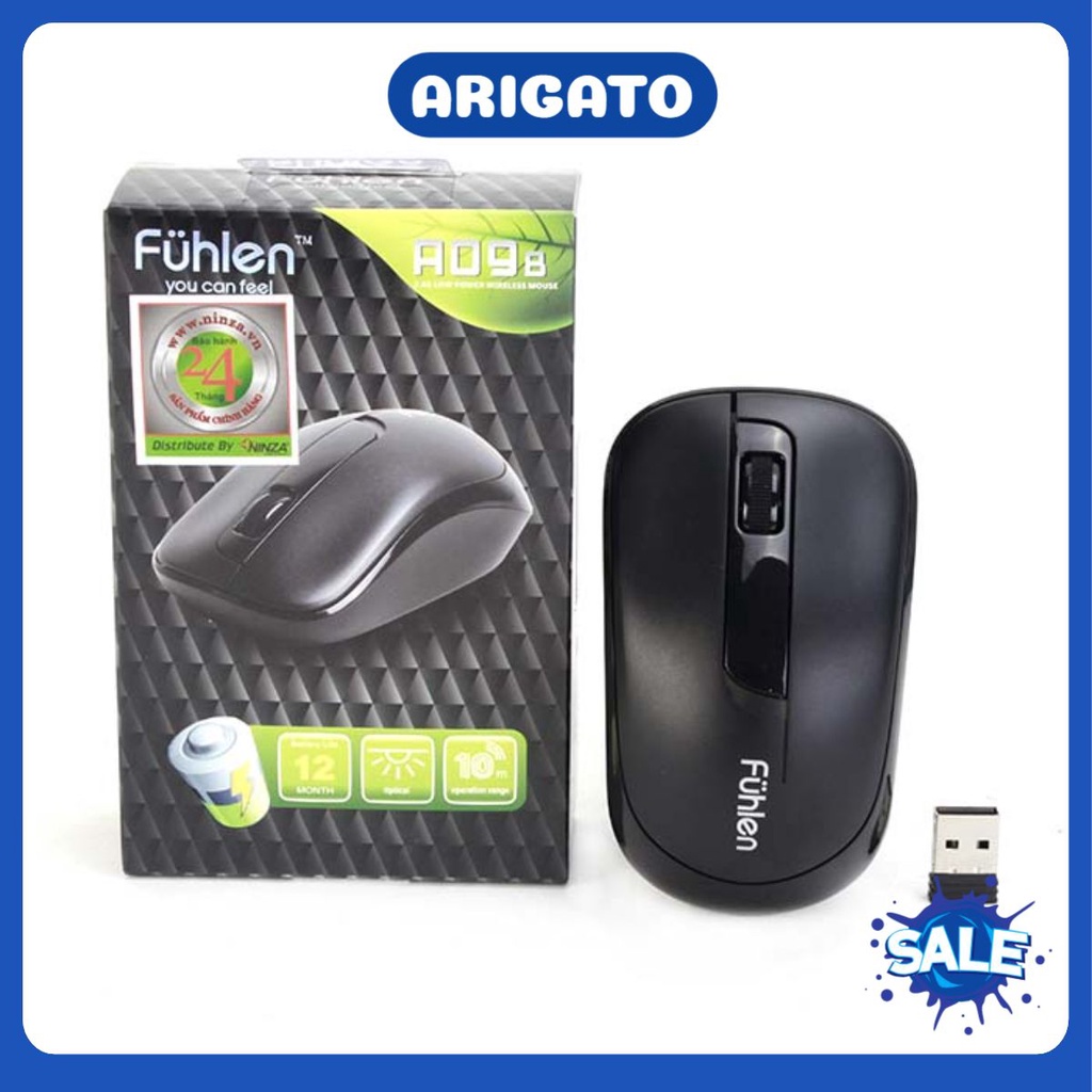 [Hàng Chính Hãng] Chuột Vi tính Không Dây Fuhlen A09B / M70 / DAREU LM115G LM106G / Logitech B175 bảo hành 24 tháng