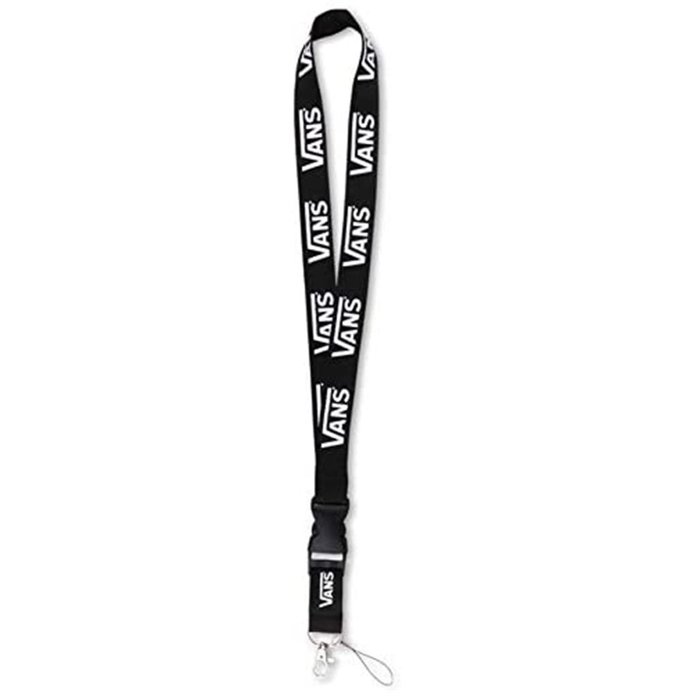 Dây đeo điện thoại / thẻ tên 2 trong 1 in họa tiết logo Vans thời trang