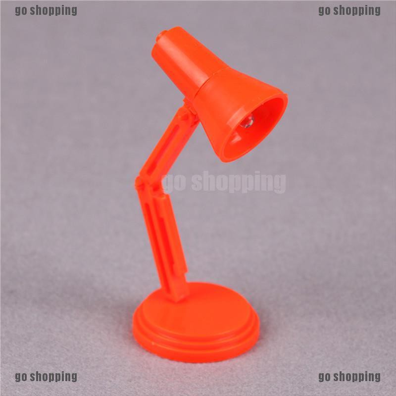 {go shopping}Mini Led Reading Lamp Toy for 1/12 Dollhouse Toy Accessories Desk Lamp light
