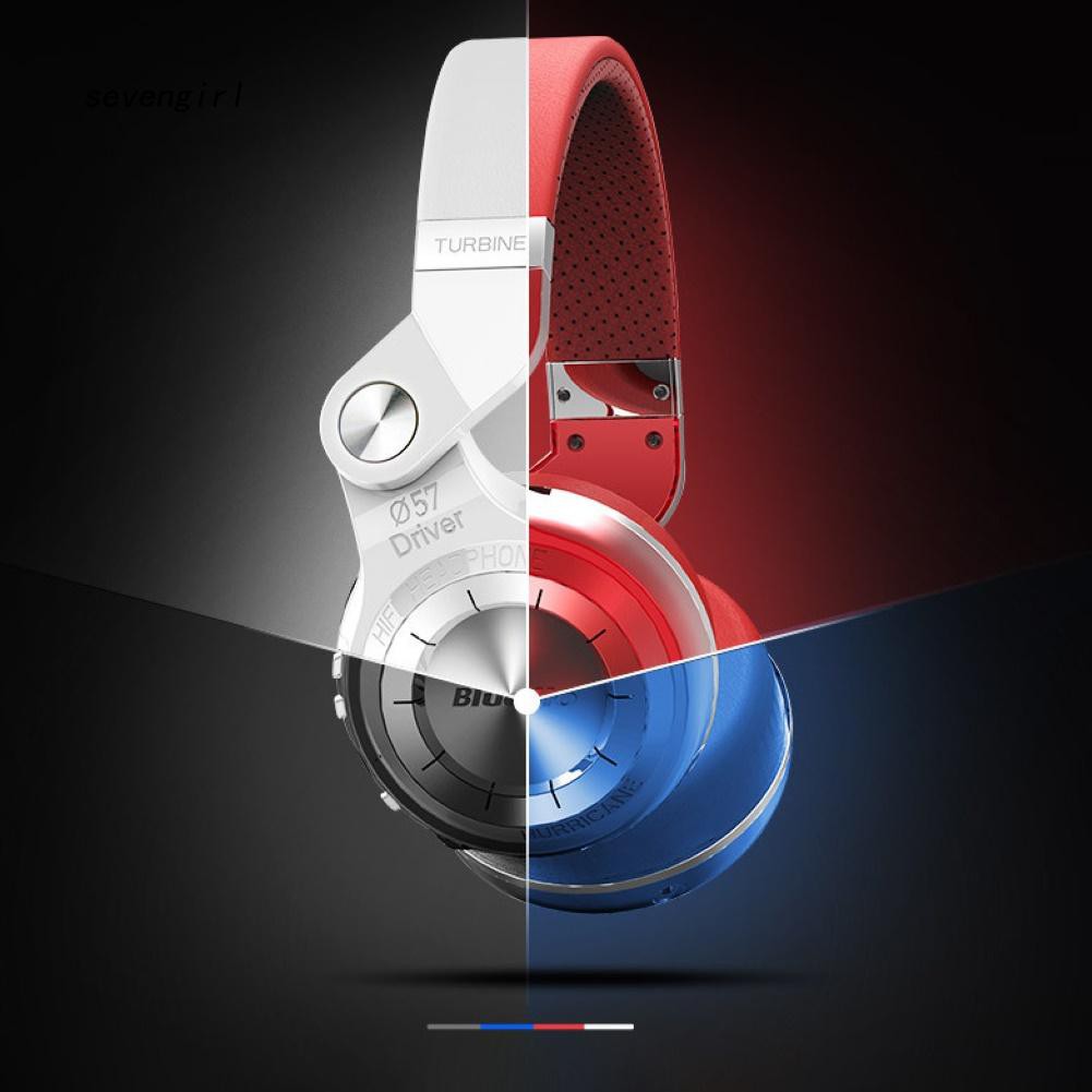 Bluedio T2+ Folding Wireless Bluetooth 5.0 Headphone Over-Ear Heavy Bass Headset