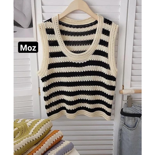 ÁO LEN LỖ SÁT NÁCH KẺ NGANG HÀNG QC MS12683