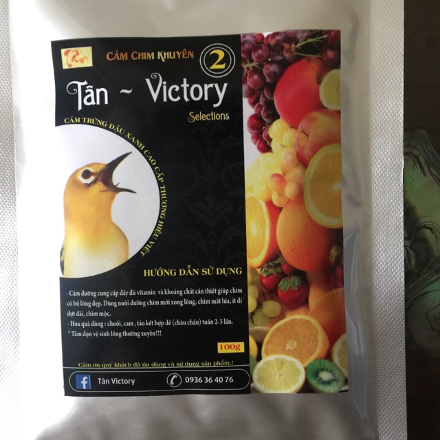 Cám chim vành khuyên Tânvictory số 2 100g