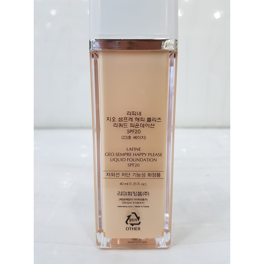 Kem Nền GEO SEMPRE HAPPY & PLEASE LIQUID FOUNDATION Hàn Quốc