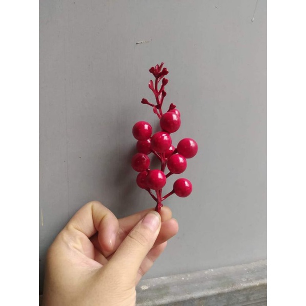 Quả chery dài_ quả điểm giả trang trí