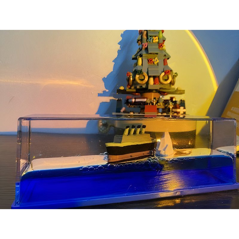 Thuyền decor -Thuyền bất tử NIGO 4 mô hình tàu Titanic nổi trang trí để bàn học bàn làm việc và xe hơi