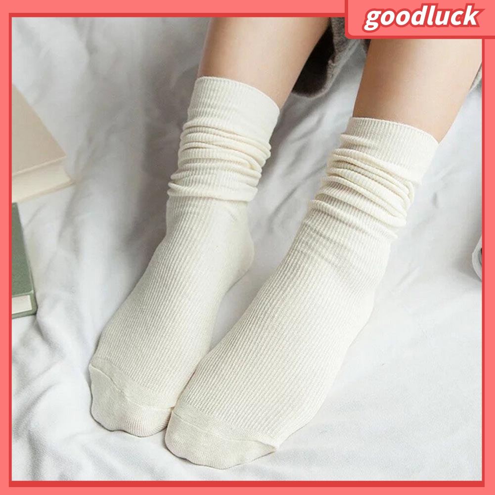[GOLUK] Vớ Cotton Pha Mềm Mại Thời Trang Thường Ngày Cho Nữ