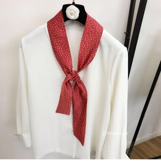 Khăn choàng cổ thắt nơ cổ áo sơ mi