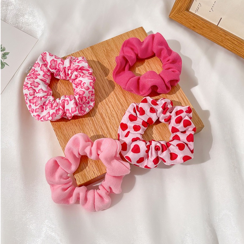 Dây Cột Tóc Đuôi Ngựa Cỡ Lớn Phong Cách retro Dễ Thương Cho Nữ