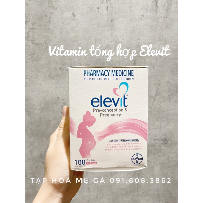 Vitamin tổng hợp Elevit mẫu mới cho mẹ bầu của Úc