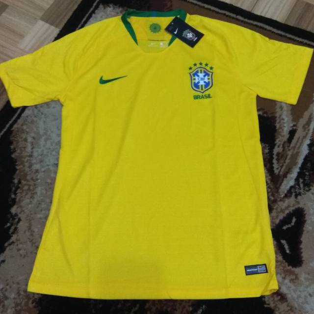 Áo Thun Đá Banh Đội Tuyển Brazil World Cup 2018