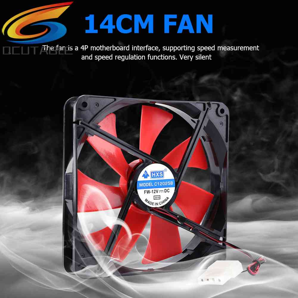 Quạt TảN NhiệT CPU 140mm 4 Pin 12V Cho PC