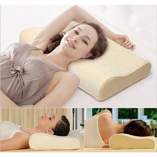 Gối Cao Su Non + Áo Gối Chống Đau Cột Sống Cổ Ngáy Ngủ