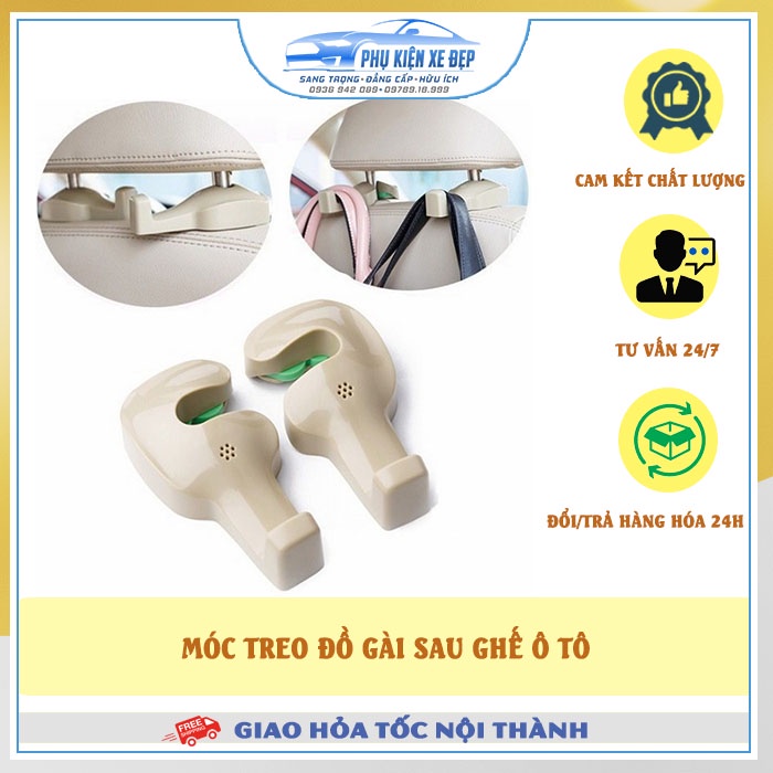 Móc treo đồ sau ghế ô tô ⚡GIÁ RẺ⚡, trang trí nội thất ô tô đẹp