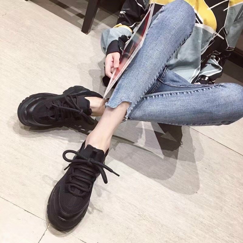 Giày thể thao sneaker hai dây đế độn fullbox hàng quảng châu cao cấp