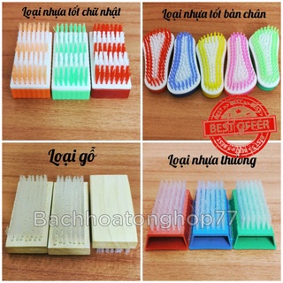 Bàn chải giặt đồ, bàn chải để tẩy da chết gót chân, bàn chải chà chân tiện lợi