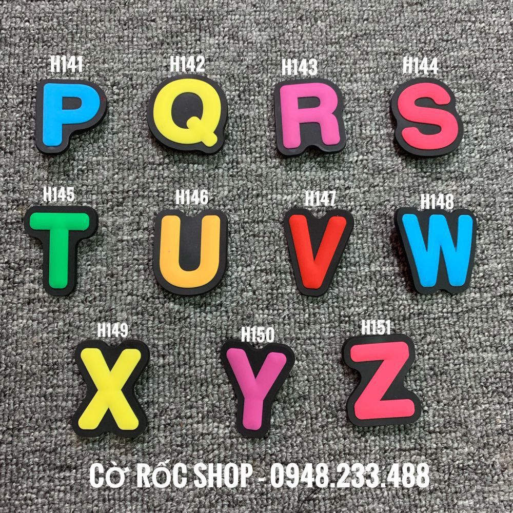 Nút cài dép JIBBITZ Charm sticker BIG (Mã: H141-H151)