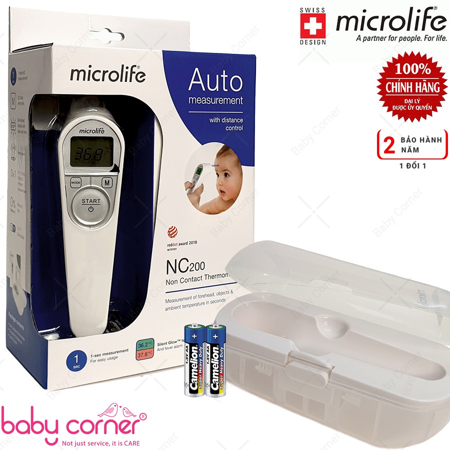 NHIỆT KẾ HỒNG NGOẠI ĐA CHỨC NĂNG MICROLIFE NC200