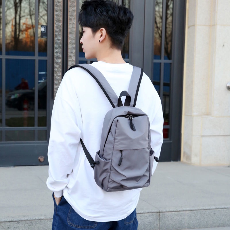 Ba Lô Đi Học Mini Chống Thấm Nước Thiết Kế Đơn Giản Thời Trang Cho Nam Và Nữ