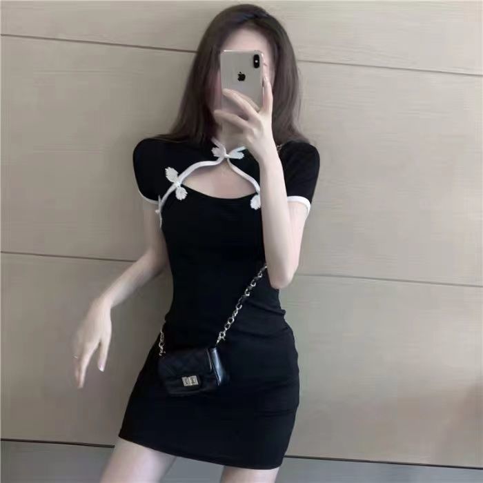 Đầm Sườn Xám Cách Tân Ôm Dáng Quyến Rũ Hợp Thời Trang