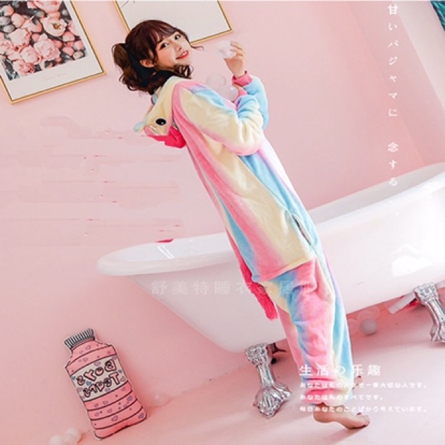 Bộ đồ kì lân nhiều màu, bộ đồ unicorn Hologram