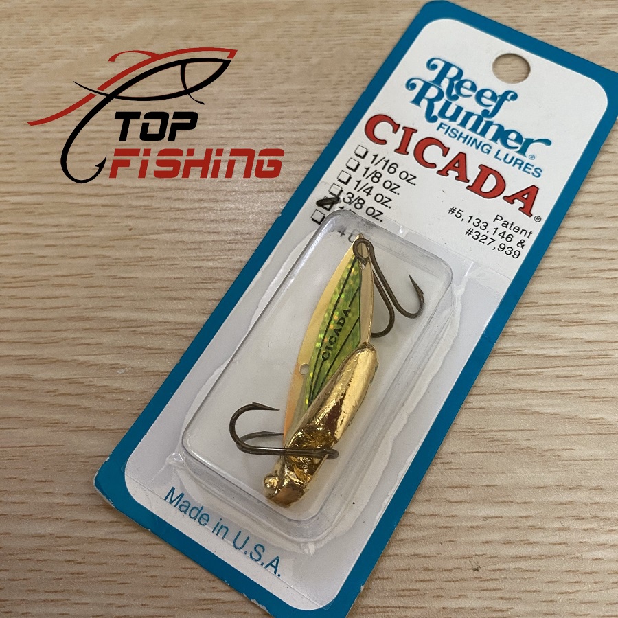 Mồi Lure Cicada Usa 10,5g &amp; 14g ( Hàng Chính Hãng ) Cá Sắt Cicada Mỹ - TopFishing