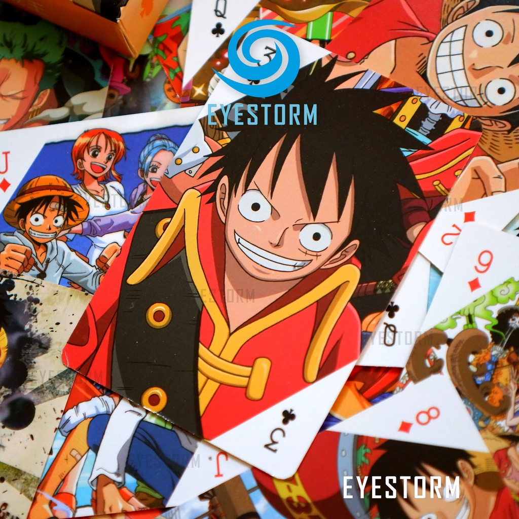 Bộ bài tây, tú lơ khơ anime, manga One Piece 2 - Đảo Hải Tặc - Poker S - 54 lá