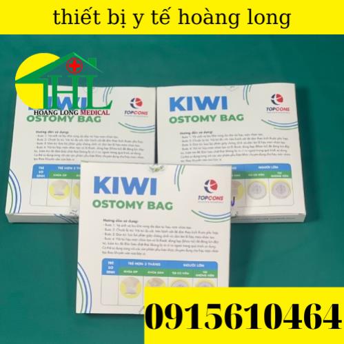 Hộp 10 Túi hậu môn nhân tạo con gấu cho trẻ (khóa dán)