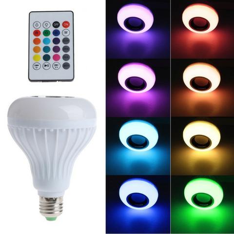 Loa bluetooth kiêm bóng đèn LED đổi màu, Bóng đèn kiêm loa nhiều màu  nghe nhạc hay kết nốt dễ dàng