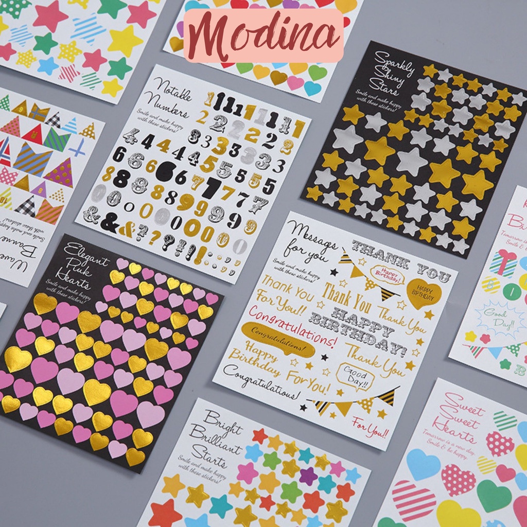 Sticker trang trí sổ cute, sticker dán sổ trang trí sổ tay, planer, phụ kiện quà tặng