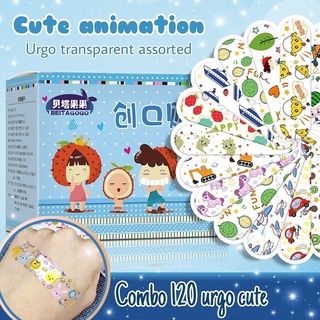 (Freeship Đơn 50k)_ Hộp 120 Chiếc Băng Gâu Trong Suốt Dễ Thương _ Urgo Cute