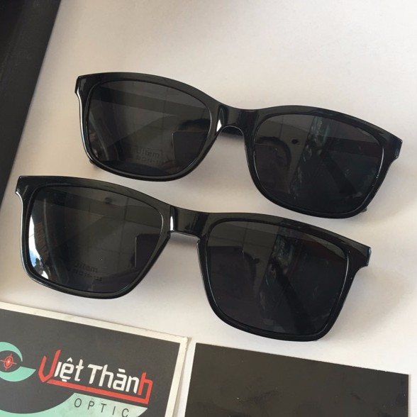 Kính cận màu bầu nữ 2 in 1 korea kính râm cận