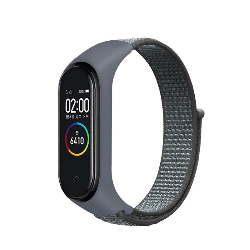 Dây Đeo Thay Thế Bằng Sợi Nylon Cho Xiaomi Mi Band 7 6 5 4 3 2 1