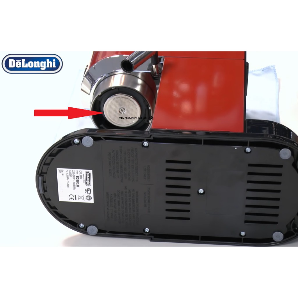Ron - Gioăng cao su silicon máy pha cà phê Delonghi Ec685 Ec785 Ec885 Ec680 Ec820 Ec9335 Ec9355 Ec9155