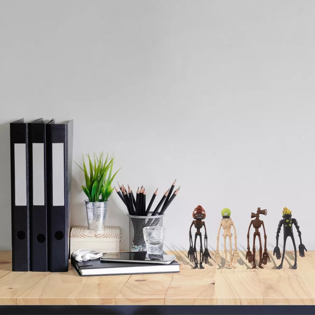 Set 8 Mô Hình Đồ Chơi quái đầu loa Đầu Siren Bằng Pvc Dành Cho Các Bé siren head