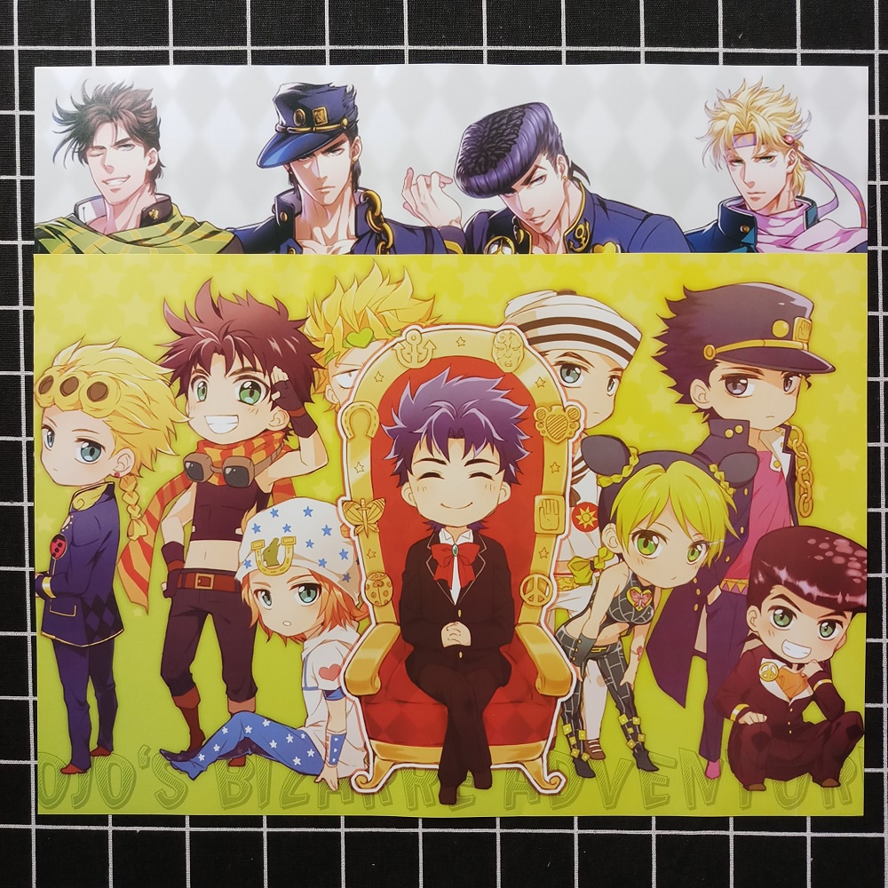 Poster Anime Jojos Bizarre Adventure (8 Tờ)