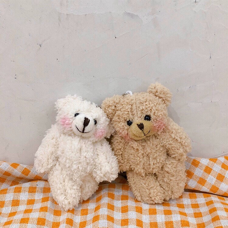 Móc Khóa Hình Gấu Nhồi Bông Xinh Xắn Charms