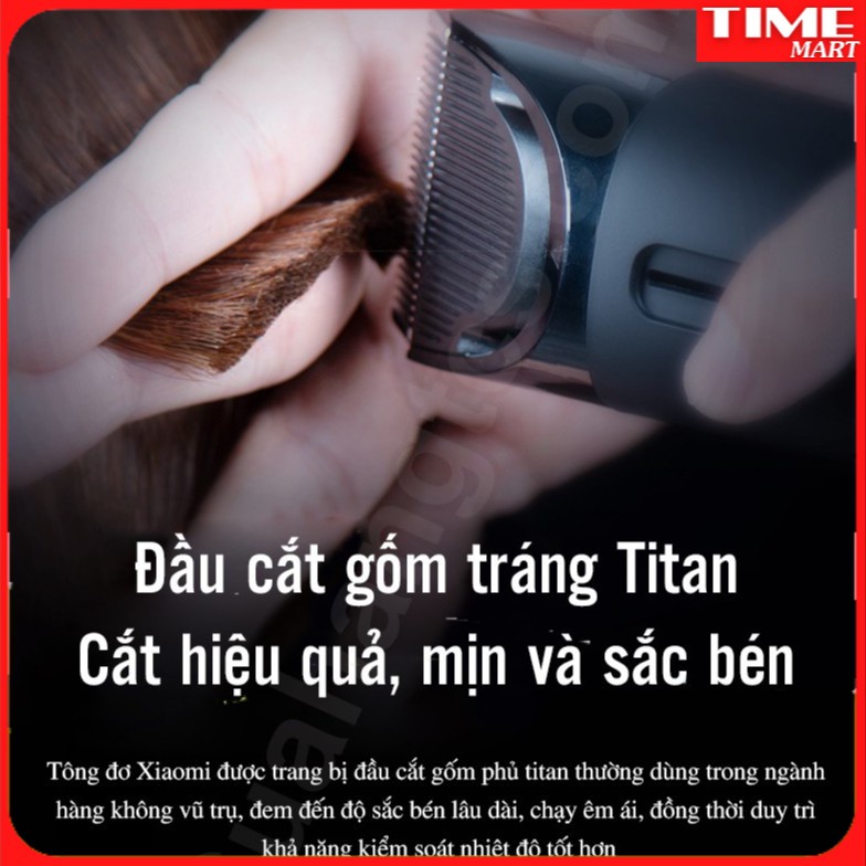 [CHÍNH HÃNG] Tông đơ điện Xiaomi Mijia tông đơ cắt tóc Chính hãng độ bền cao [TIME_MART siêu thị tiện ích gia đình]