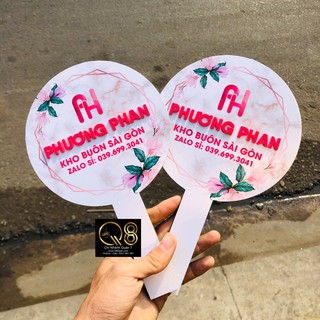 Bảng gỗ tên shop - Bảng cầm tay chụp hình sản phẩm theo yêu cầu