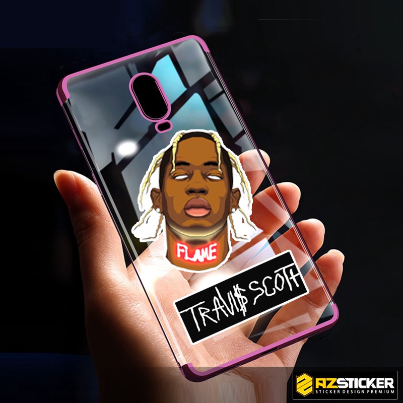 [Bán Sỉ ] Set 50 Sticker Chống Nước Chủ Đề Rapper Travis Scott Dán Mũ Bảo Hiểm