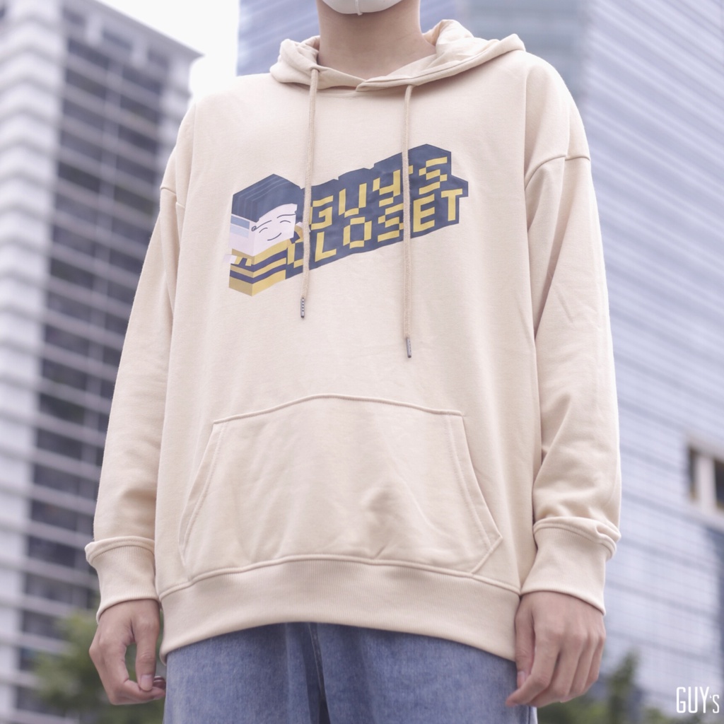 Áo nỉ Hoodie unisex Good GUY Mascot 2021, rộng rãi, thể thao - GUY's Closet